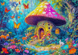 Mushroom Cottage 1000 Piece Jigsaw Puzzle | Enjoy Puzzles - Jigsaw Puzzles - The Puzzle Center