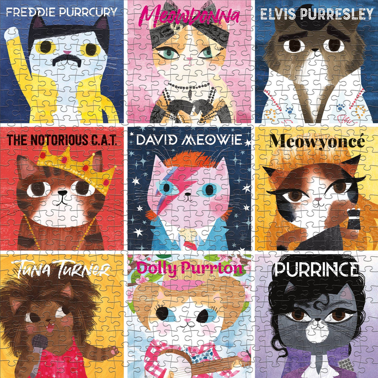 Music Cats 500 Piece Family Puzzle by Mudpuppy - Mudpuppy - Jigsaw Puzzles - The Puzzle Center - 