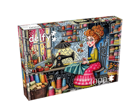 My Sewing Studio 1000 Piece Jigsaw Puzzle | Delfy - Jigsaw Puzzles - The Puzzle Center