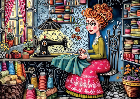 My Sewing Studio 1000 Piece Jigsaw Puzzle | Delfy - Jigsaw Puzzles - The Puzzle Center