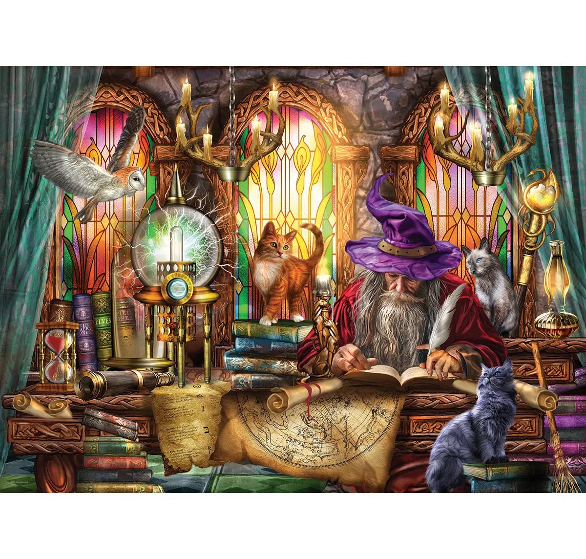 Mystical Study 500 Piece Jigsaw Puzzle | Eurographics - Jigsaw Puzzles - The Puzzle Center