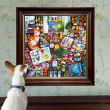 Naturalist's Cat 1000 Piece Jigsaw Puzzle | eeBoo - Jigsaw Puzzles - The Puzzle Center