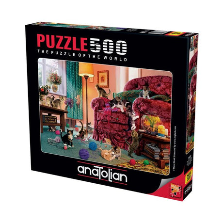 Naughty Kittens 500 Piece Jigsaw Puzzle | Anatolian - Jigsaw Puzzles - The Puzzle Center