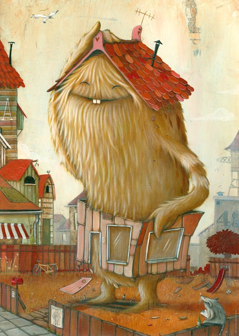 Neighbourhood - Zozoville 1000 Piece Jigsaw Puzzle | Heye - Jigsaw Puzzles - The Puzzle Center