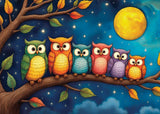 Night Owls Club 1000 Piece Jigsaw Puzzle | Delfy Puzzles - Jigsaw Puzzles - The Puzzle Center