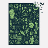 Occult and Curious 1000 Piece Glow in the Dark Puzzle | Galison - Jigsaw Puzzles - The Puzzle Center