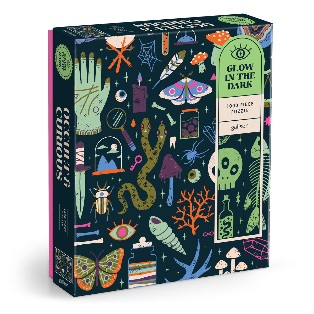 Occult and Curious 1000 Piece Glow in the Dark Puzzle | Galison - Jigsaw Puzzles - The Puzzle Center