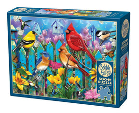 On the Fence 500 Piece Puzzle by Cobble Hill Puzzles - Cobble Hill Puzzles - Jigsaw Puzzles - The Puzzle Center