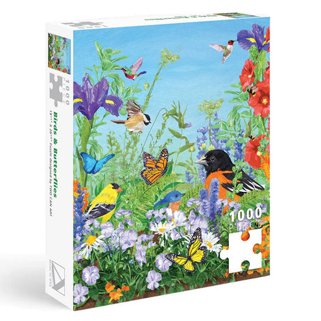 Orioles in Garden Paradise 1000 Piece Puzzle | Allport Editions - Jigsaw Puzzles - The Puzzle Center