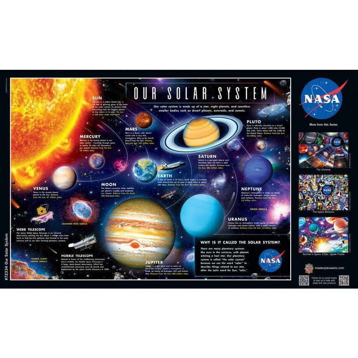 Our Solar System 1000 Piece Jigsaw Puzzle | Masterpieces - Jigsaw Puzzles - The Puzzle Center