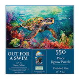 Out for a Swim 550 Piece Jigsaw Puzzle by SunsOut Puzzles - SunsOut - Jigsaw Puzzles - The Puzzle Center