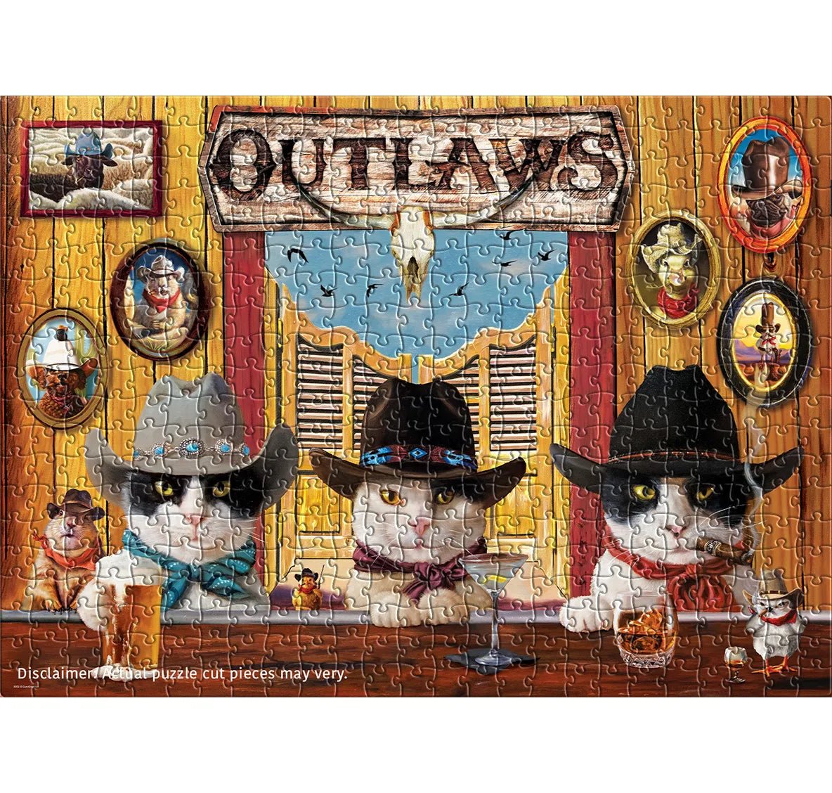 Outlaws 500 Piece Jigsaw Puzzle | Eurographics - Jigsaw Puzzles - The Puzzle Center