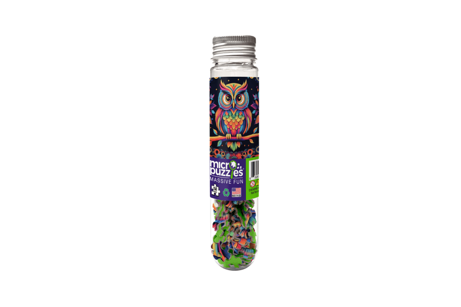 Owl 150 Piece Mini Jigsaw Puzzle | MicroPuzzles - Mini Jigsaw Puzzles - The Puzzle Center