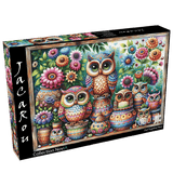 Owl Together Now 1000 Piece Jigsaw Puzzle by JaCaRou Puzzles - Jigsaw Puzzles - The Puzzle Center