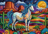 Painted Moon Horse 1000 Piece Jigsaw Puzzle | JaCaRou - Jigsaw Puzzles - The Puzzle Center