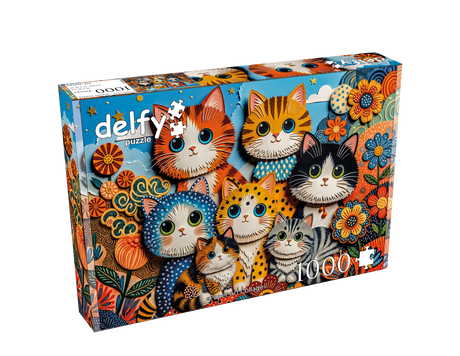 Paper Art Collage 1000 Piece Jigsaw Puzzle | Delfy - Jigsaw Puzzles - The Puzzle Center