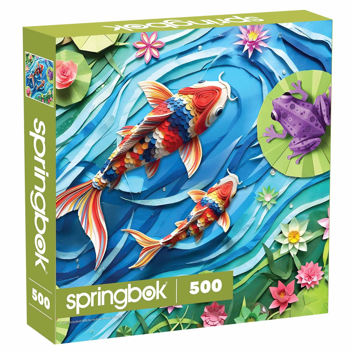 Paper Koi 500 Piece Jigsaw Puzzle | Springbok Puzzles - Jigsaw Puzzles - The Puzzle Center