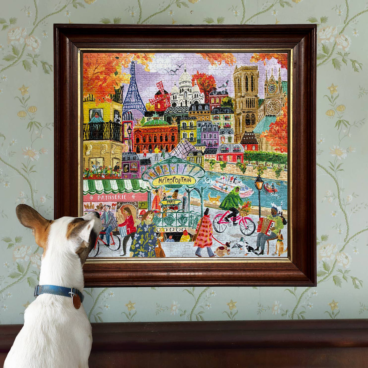 Paris in Autumn 1000 Piece Jigsaw Puzzle | eeBoo - Jigsaw Puzzles - The Puzzle Center