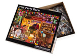 Party Barn 1000 Piece Jigsaw Puzzle | Vermont Christmas Co - Jigsaw Puzzles - The Puzzle Center