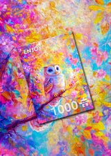Pastel Owl 1000 Piece Jigsaw Puzzle | Enjoy Puzzles - Jigsaw Puzzles - The Puzzle Center