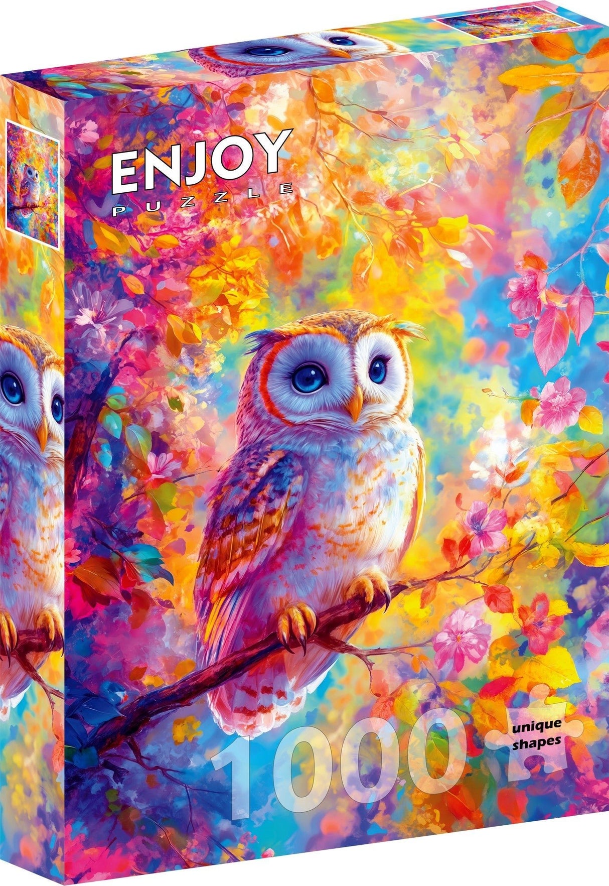 Pastel Owl 1000 Piece Jigsaw Puzzle | Enjoy Puzzles - Jigsaw Puzzles - The Puzzle Center