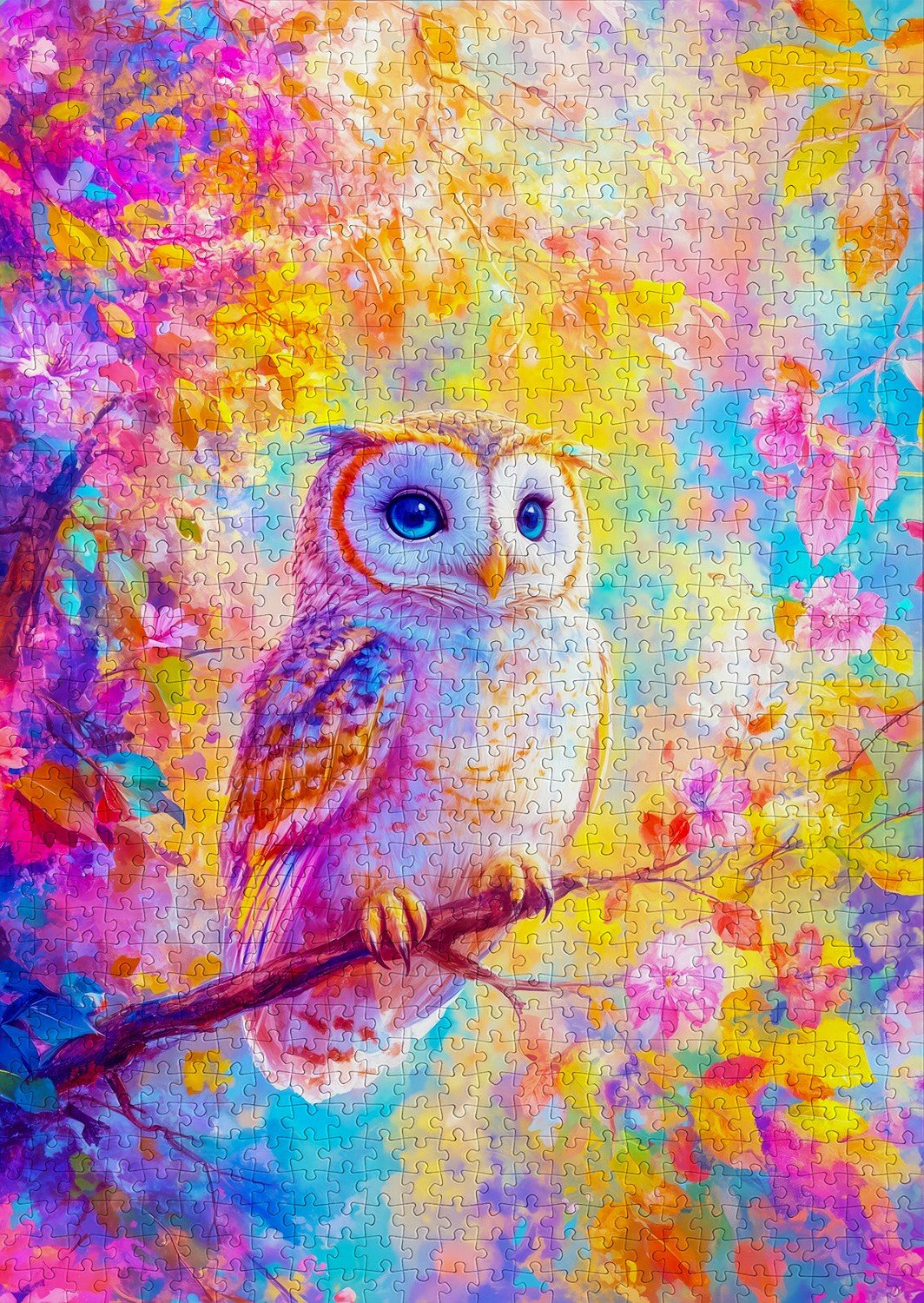 Pastel Owl 1000 Piece Jigsaw Puzzle | Enjoy Puzzles - Jigsaw Puzzles - The Puzzle Center