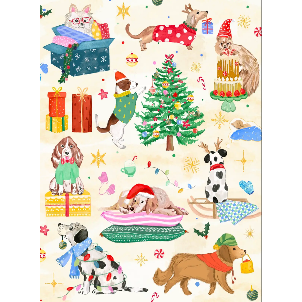 Paws and Presents 500 Piece Jigsaw Puzzle | Puzzlefolk - Jigsaw Puzzle - The Puzzle Center