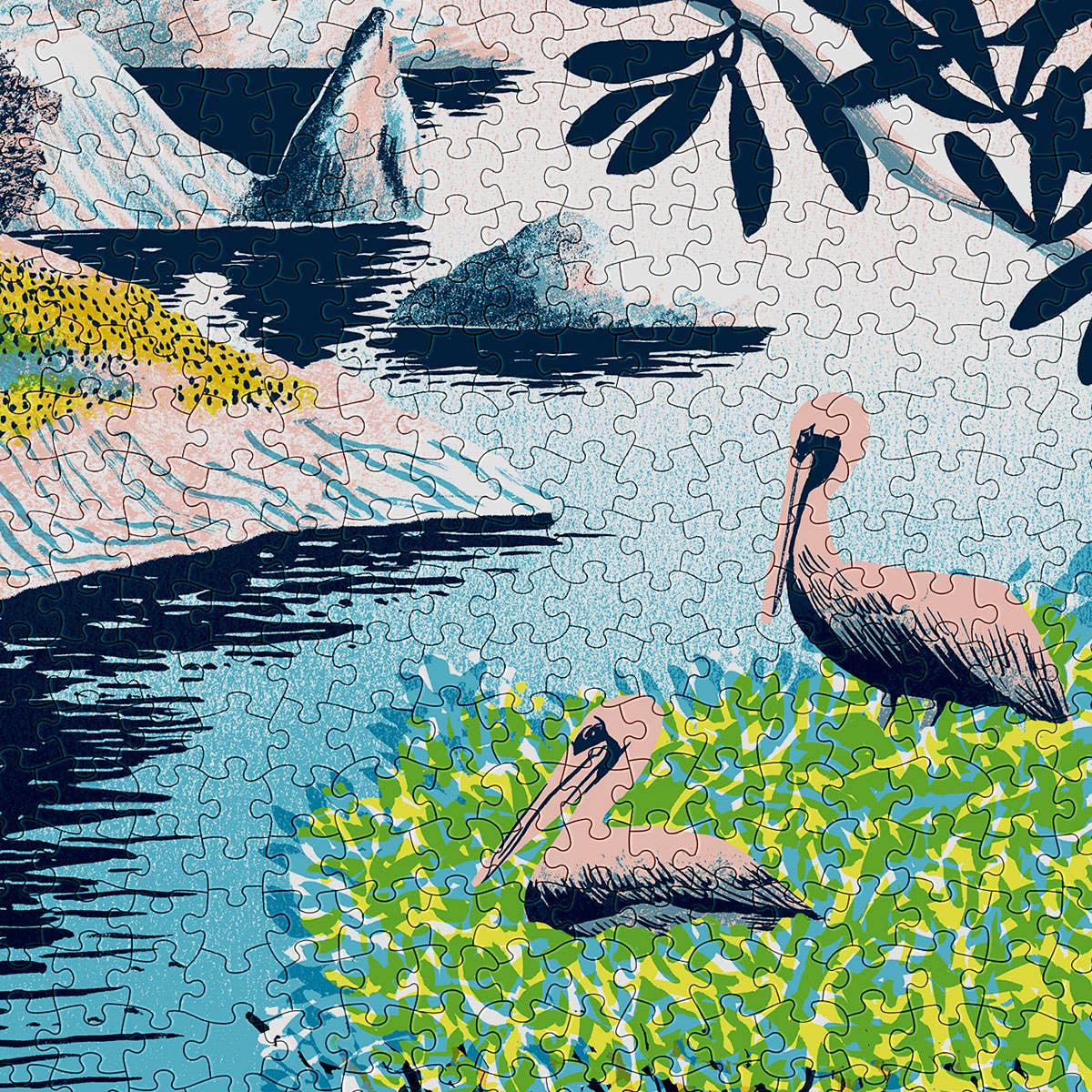 Pelicans 1000 Piece Jigsaw Puzzle | Cloudberries - Jigsaw Puzzles - The Puzzle Center