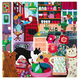 Pets in the Kitchen 1000 Piece Jigsaw Puzzle | eeBoo - Jigsaw Puzzles - The Puzzle Center