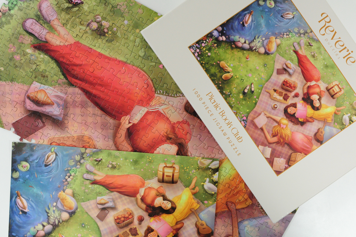 Picnic Book Club 1000 Piece Jigsaw Puzzle | Reverie Puzzles - Jigsaw Puzzles - The Puzzle Center