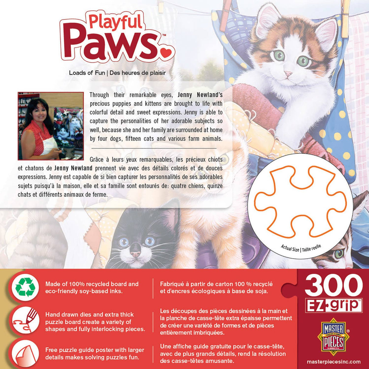 Playful Paws - Loads of Fun 300 Piece EZ Grip Puzzle by MasterPieces - Jigsaw Puzzles - The Puzzle Center -