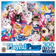Playful Paws Snuggle in the Petals 300 Piece EZ Grip Jigsaw Puzzle | Masterpieces - Jigsaw Puzzles - The Puzzle Center