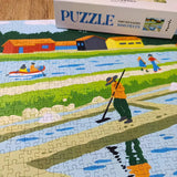 Port des Salines 1000 Piece Jigsaw Puzzle | Aparté - Jigsaw Puzzles - The Puzzle Center