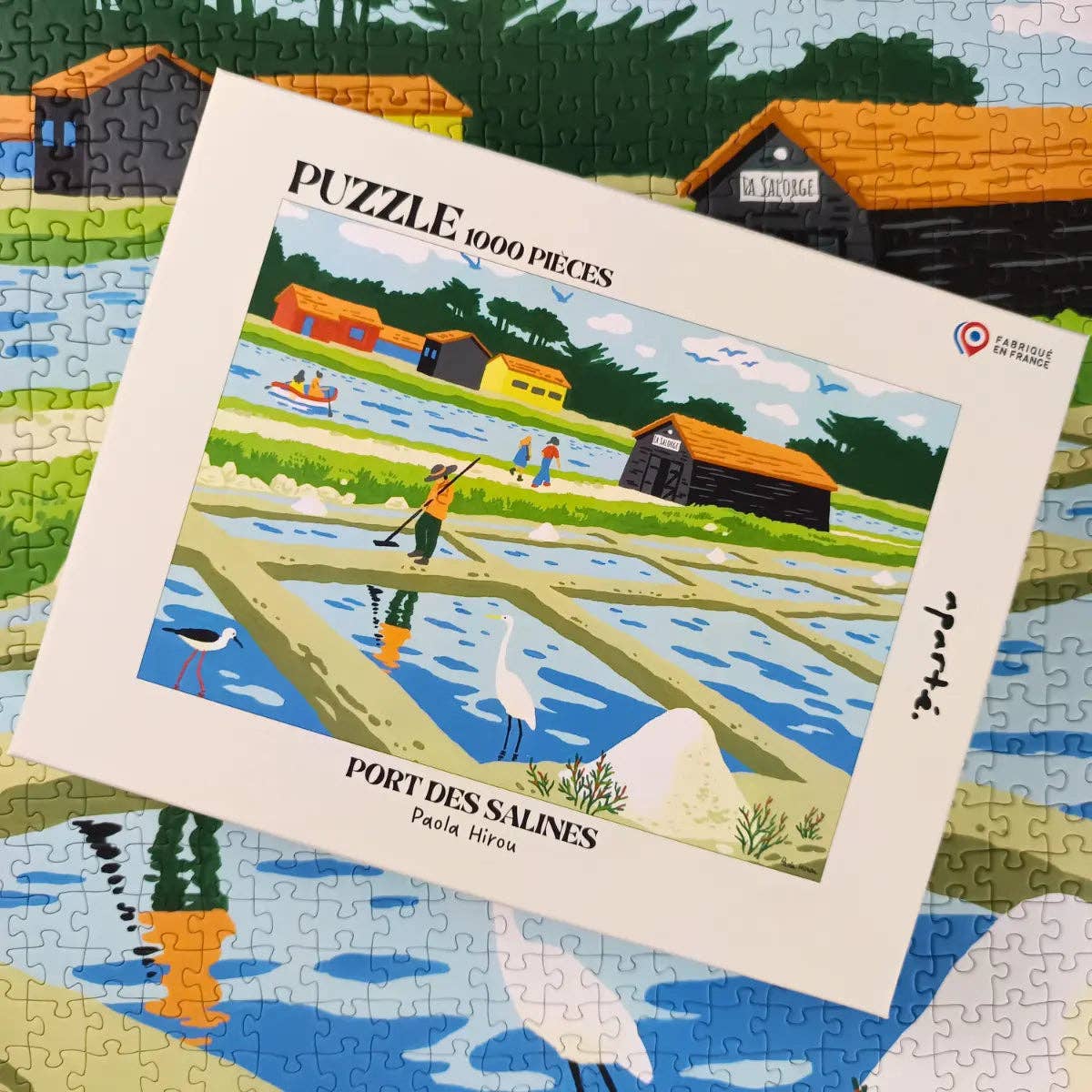 Port des Salines 1000 Piece Jigsaw Puzzle | Aparté - Jigsaw Puzzles - The Puzzle Center