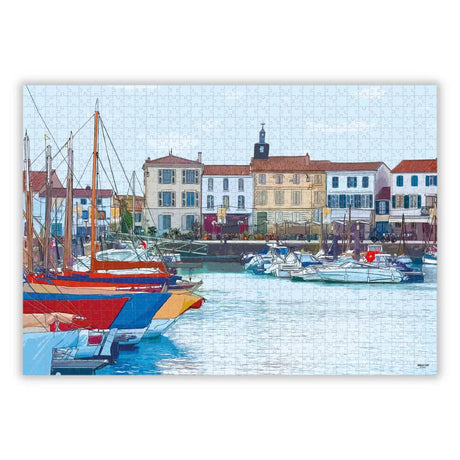 Port of La Flotte 1000 Piece Jigsaw Puzzle | Aparté - Jigsaw Puzzles - The Puzzle Center