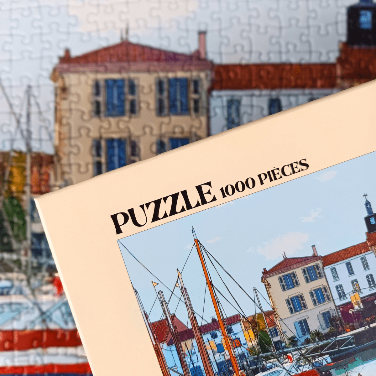 Port of La Flotte 1000 Piece Jigsaw Puzzle | Aparté - Jigsaw Puzzles - The Puzzle Center