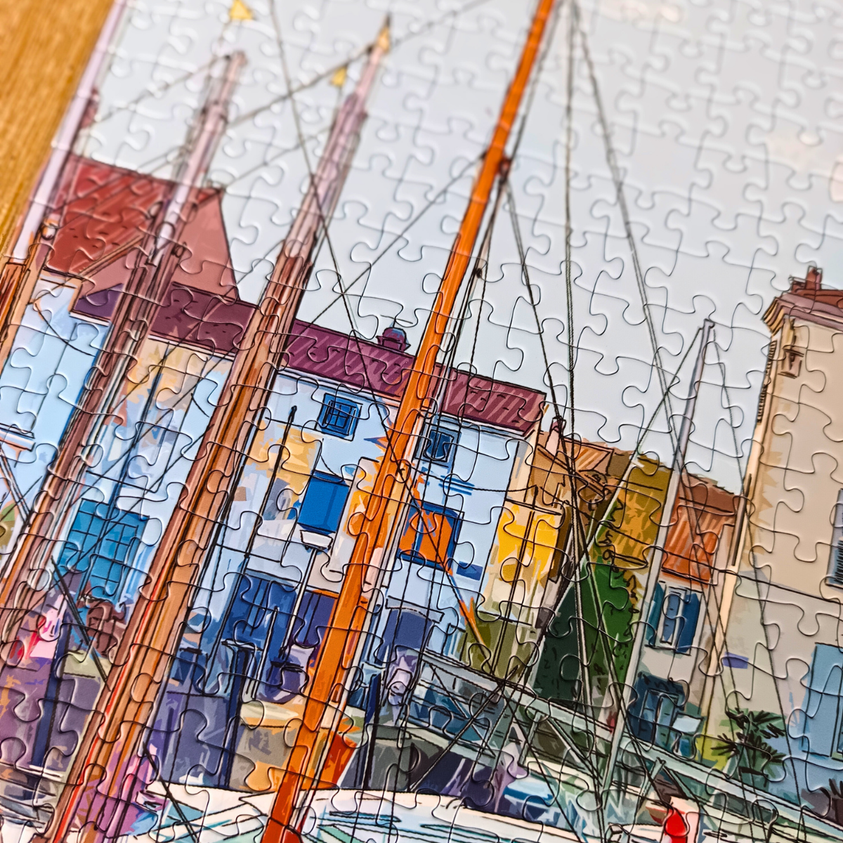 Port of La Flotte 1000 Piece Jigsaw Puzzle | Aparté - Jigsaw Puzzles - The Puzzle Center