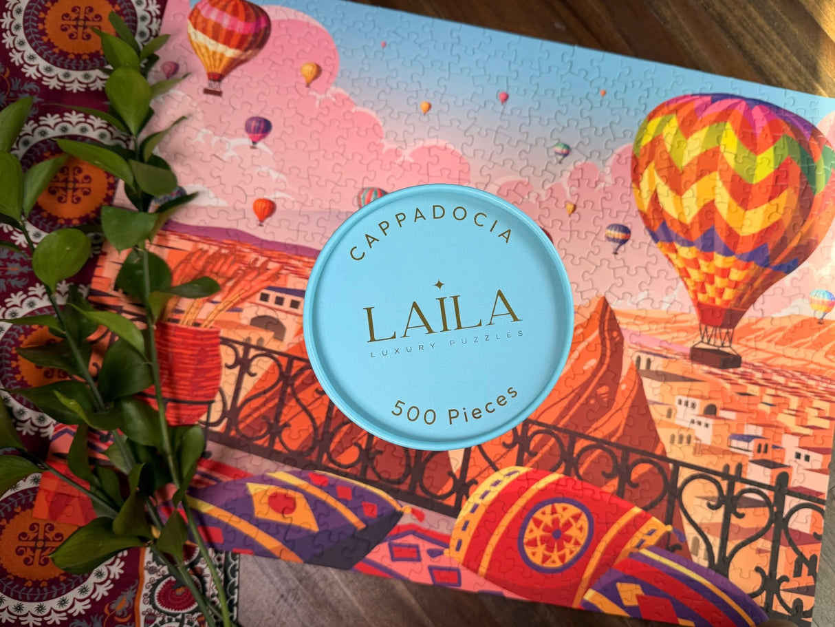 Pre - Order - Cappadocia 500 Piece Jigsaw Puzzle | Laila Luxury Puzzles - Jigsaw Puzzles - The Puzzle Center