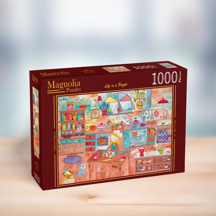 Pre-Order - Colorful Bakery 1000 Piece Jigsaw Puzzle | Magnolia - Jigsaw Puzzles - The Puzzle Center