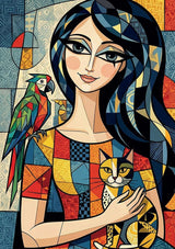Pre-Order - Cubist Woman 1000 Piece Jigsaw Puzzle | Magnolia - Jigsaw Puzzles - The Puzzle Center