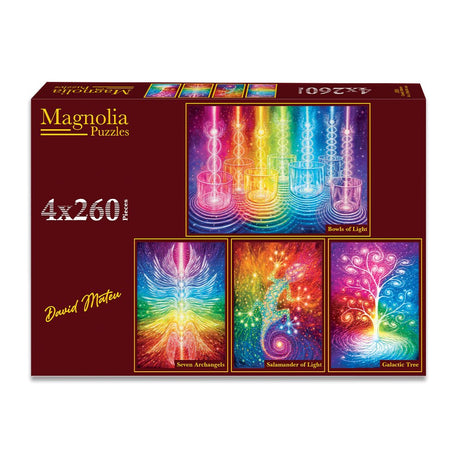 Pre-Order- David Mateu 4 x 260 Pieces Jigsaw Puzzles | Magnolia - Jigsaw Puzzles - The Puzzle Center
