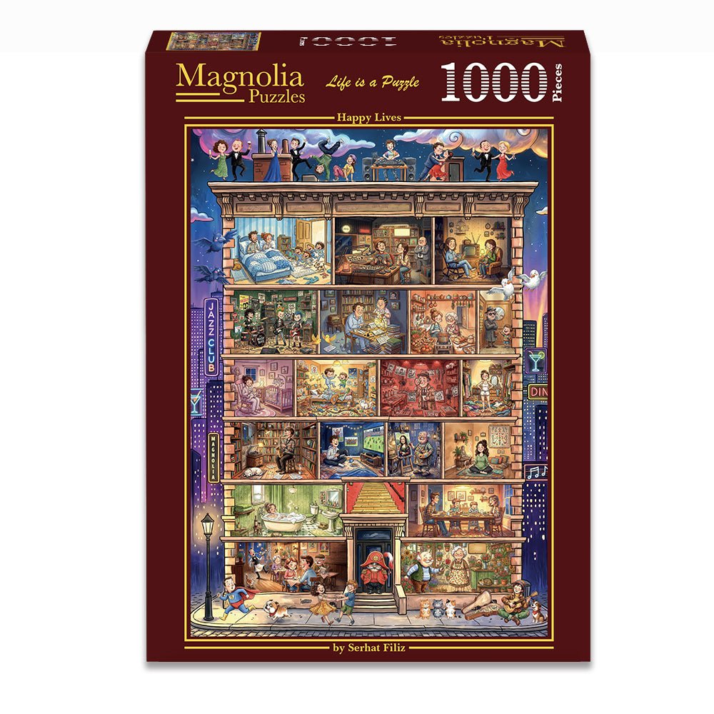 Pre-Order - Happy Lives 1000 Piece Jigsaw Puzzle | Magnolia - Jigsaw Puzzles - The Puzzle Center