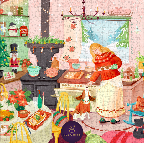 Pre-Order - Home & Hearth 1000 Piece Jigsaw Puzzle| Elewhite - Jigsaw Puzzle - The Puzzle Center