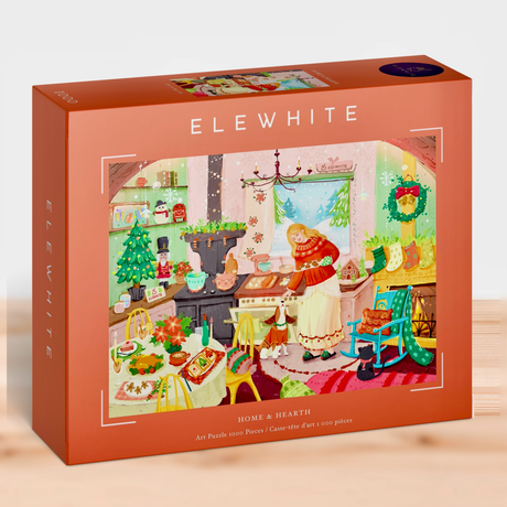 Pre-Order - Home & Hearth 1000 Piece Jigsaw Puzzle| Elewhite - Jigsaw Puzzle - The Puzzle Center