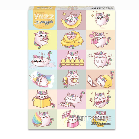 Pre-Order - Kitty's Life 1000 Piece Jigsaw Puzzle | Yazz - Jigsaw Puzzles - The Puzzle Center