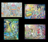 Pre-Order - Ozgur Gucuyener 4 x 260 Pieces Jigsaw Puzzles | Magnolia - Jigsaw Puzzles - The Puzzle Center