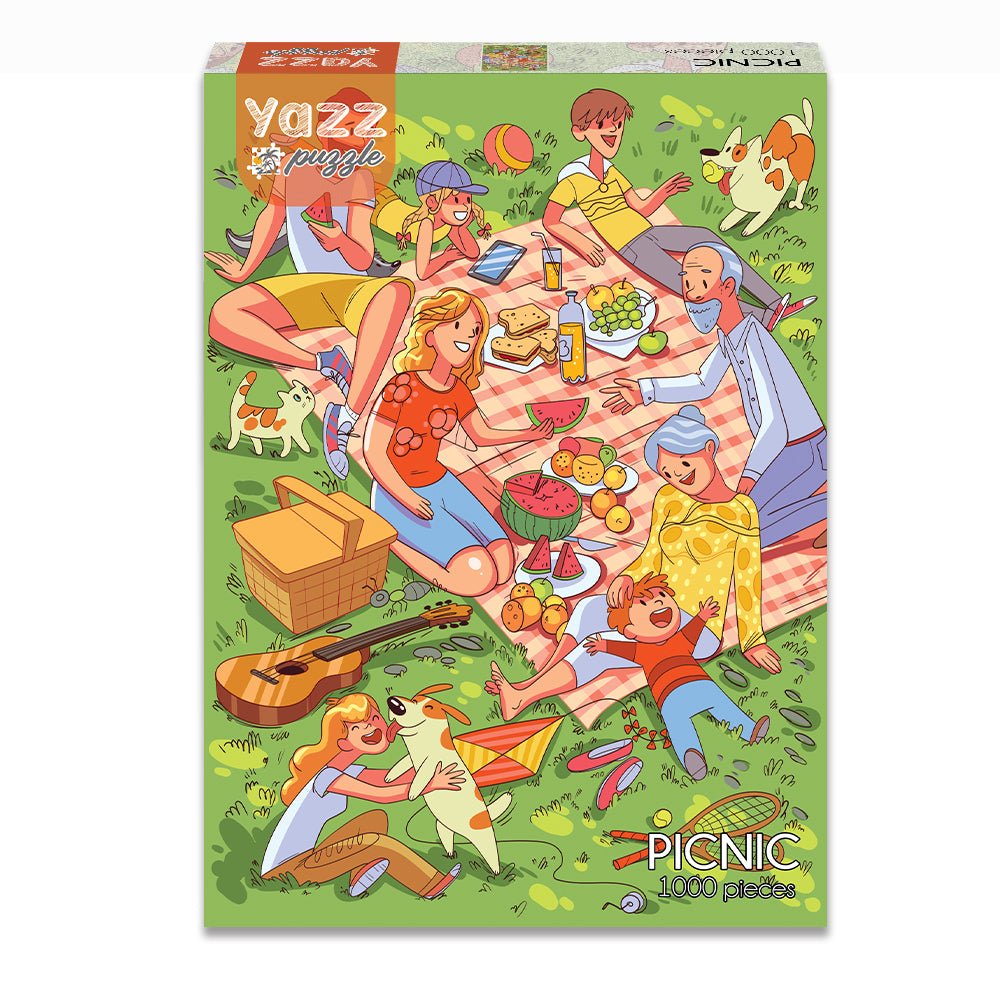 Pre-Order - Picnic 1000 Piece Jigsaw Puzzle | Yazz - Jigsaw Puzzles - The Puzzle Center