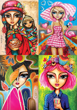 Pre-Order - Romi Lerda (3) 4 x 260 Pieces Jigsaw Puzzles | Magnolia - Jigsaw Puzzles - The Puzzle Center