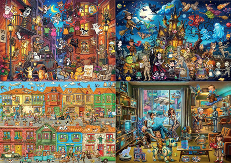 Pre-Order - Serhat Filiz (3) 4 x 260 Pieces Jigsaw Puzzles | Magnolia - Jigsaw Puzzles - The Puzzle Center