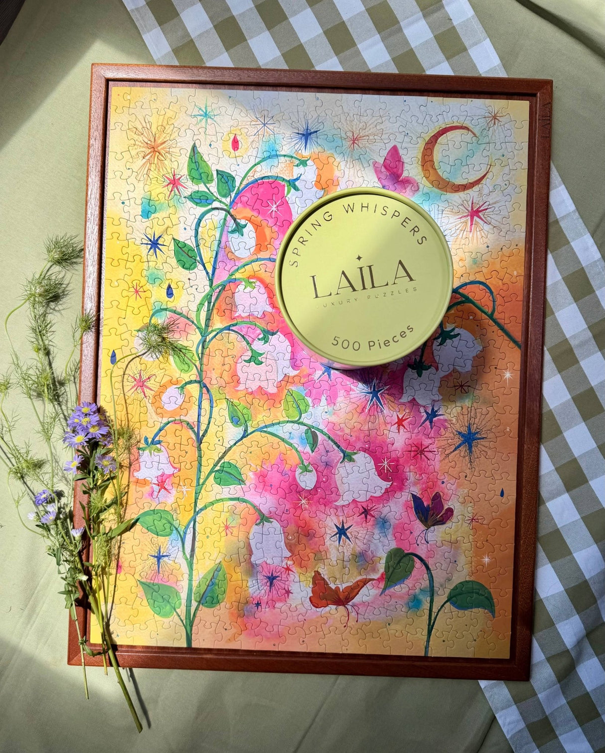 Pre - Order - Spring Whispers 500 Piece Puzzle | Laila Luxury Puzzles - Jigsaw Puzzles - The Puzzle Center